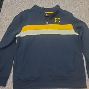 ETSU 1/4 Zip Pullover Jacket Blue East Tennessee State Youth M-L (12-14)